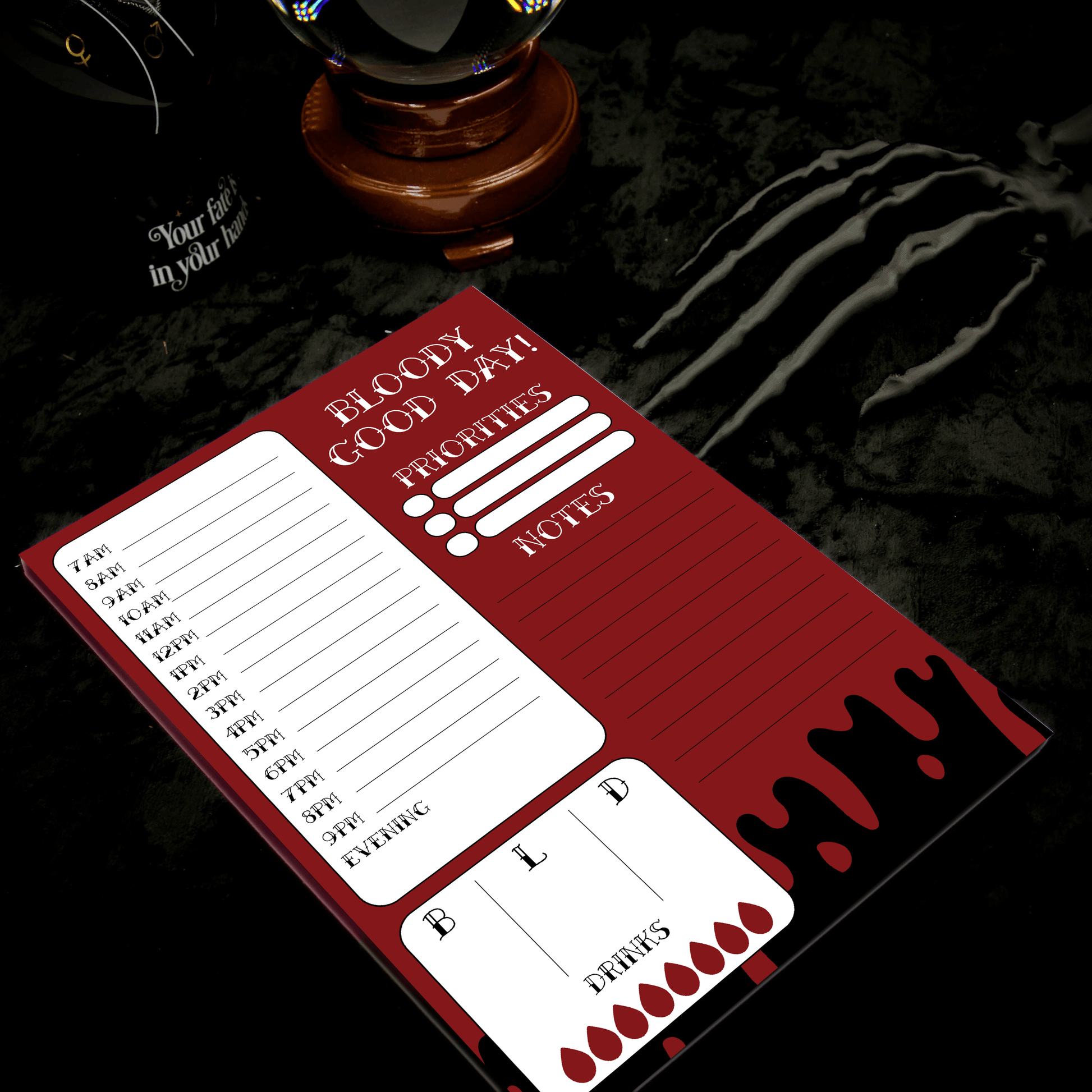 Vampire Goth Planner - Day To View