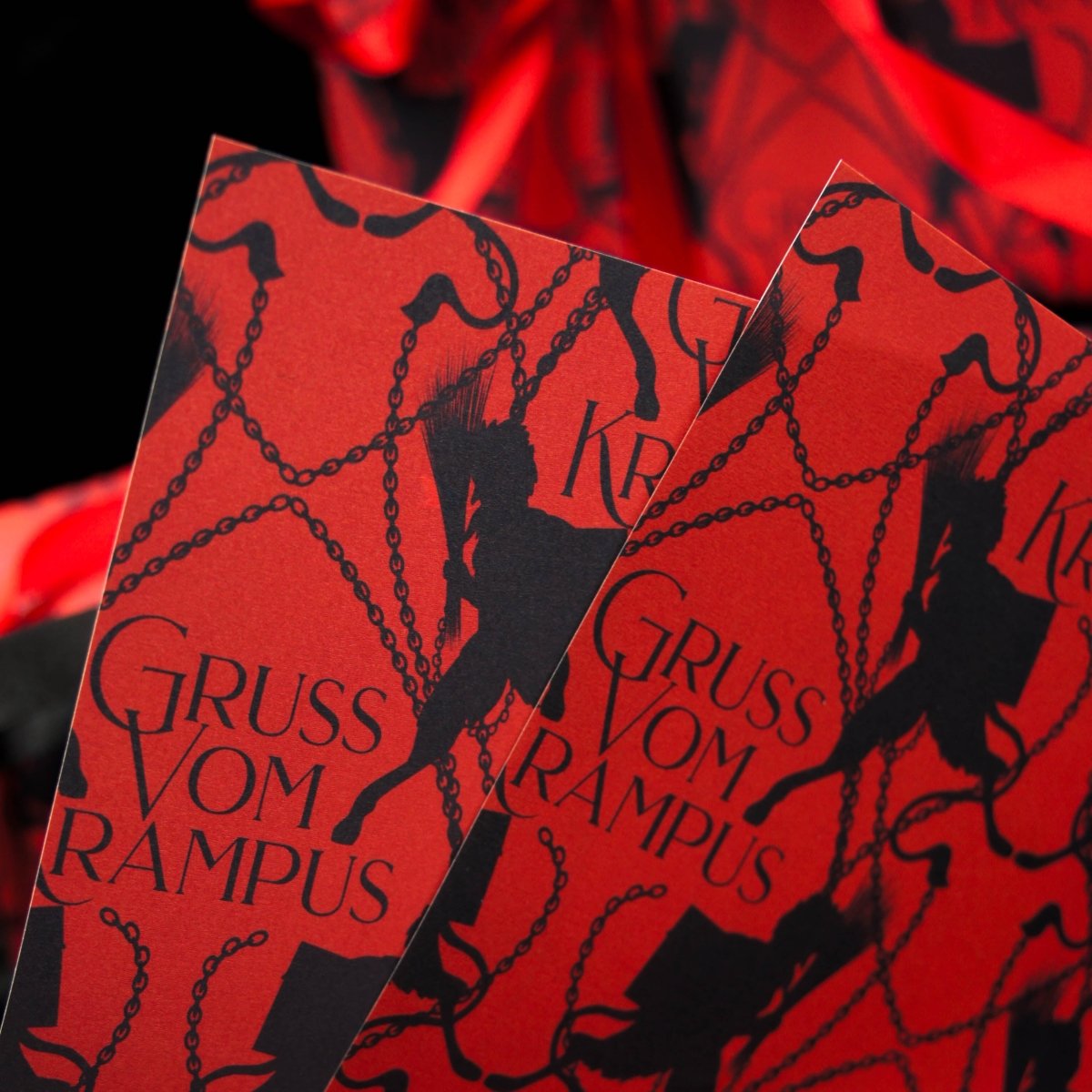 Krampus Wrapping Paper, Black Gift Wrap Roll, Creepy Xmas, Alternative  Christmas, Horror Fan, Metal Scary, Goth Unusual, Vintage 